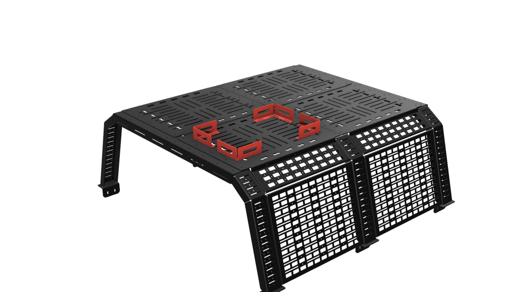 Boxenhalter für Backrack, Dachträger, Camping und Offroad, Bavarian Adventure parts