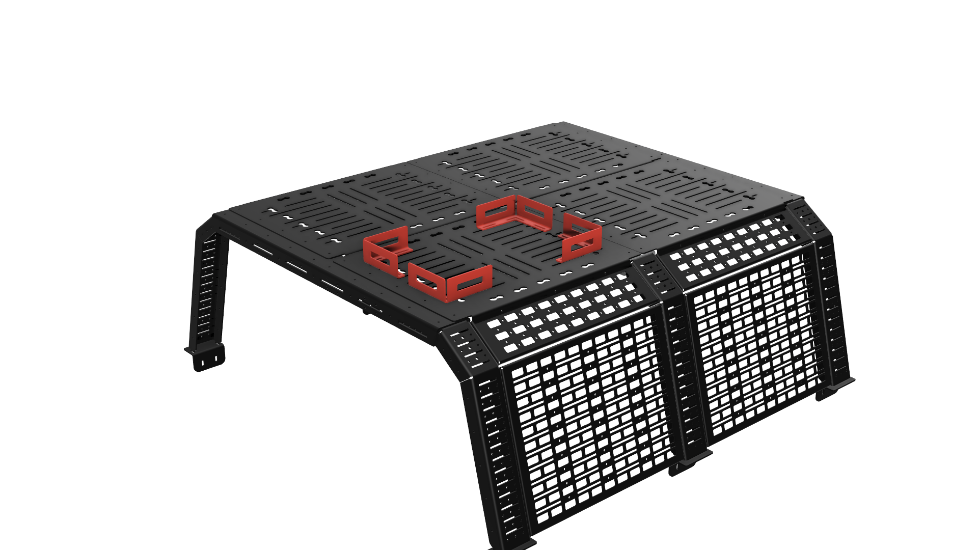Boxenhalter für Backrack, Dachträger, Camping und Offroad, Bavarian Adventure parts