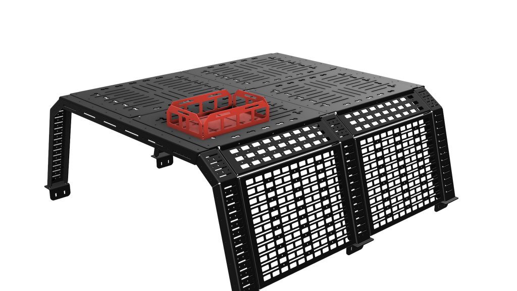 Dachkanisterhalter für Backrack, Dachträger, Camping und Offroad, Bavarian Adventure parts